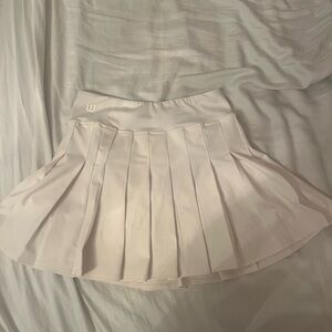 Brand New Soft White Pickleball/Tennis skirt with shorts underneath vintage